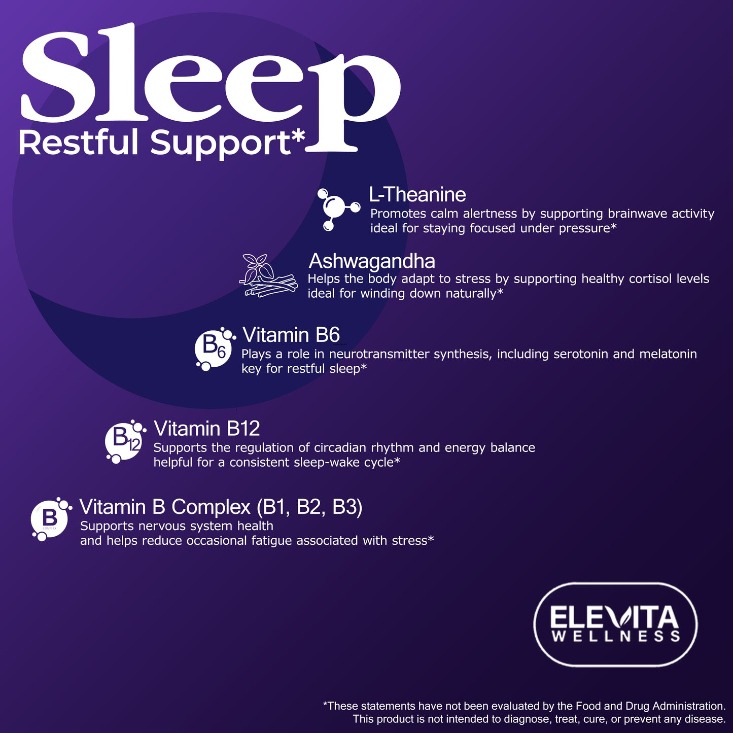 Sleep – Natural Restful Support | 120 Capsules